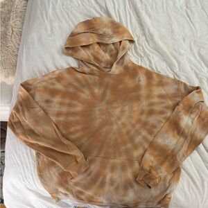 The Great Tie-Dye Hoodie Sweat shirt  - Brown